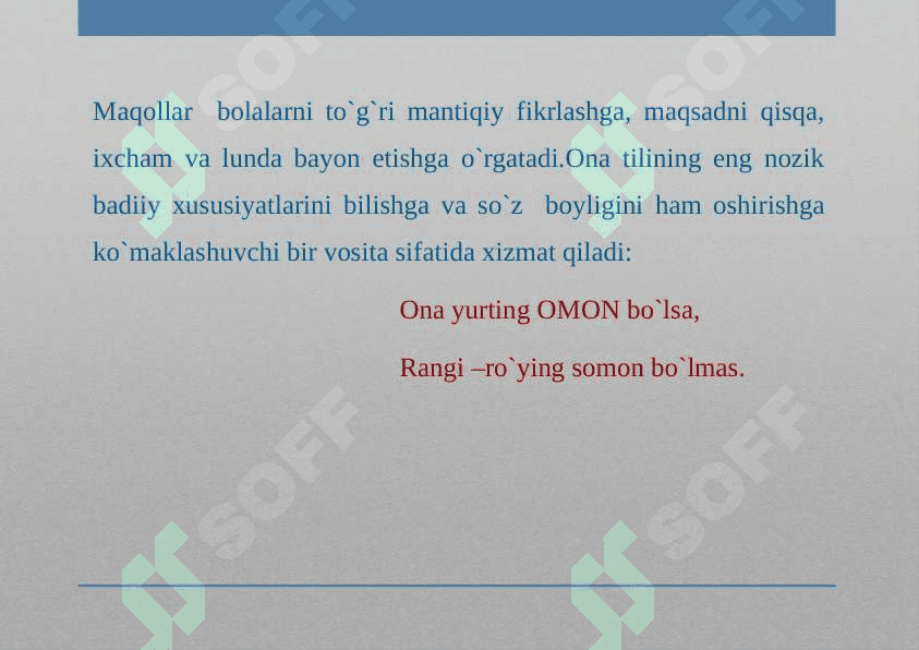 O’ZBEK XALQ MAQOLLARI VA TOPISHMOQLARI 3