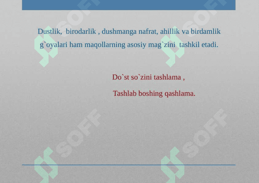 O’ZBEK XALQ MAQOLLARI VA TOPISHMOQLARI 4