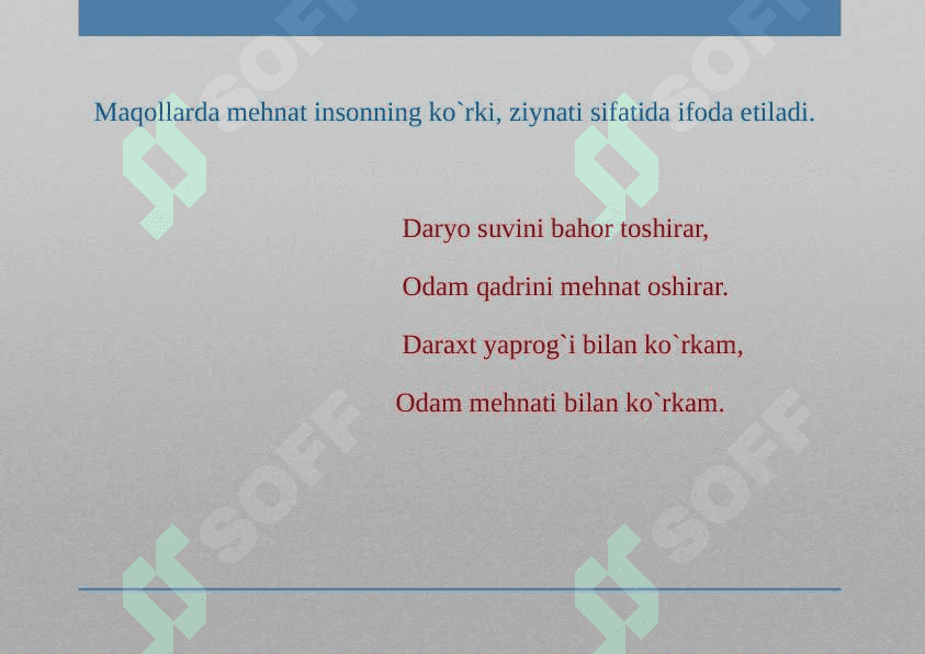 O’ZBEK XALQ MAQOLLARI VA TOPISHMOQLARI 5