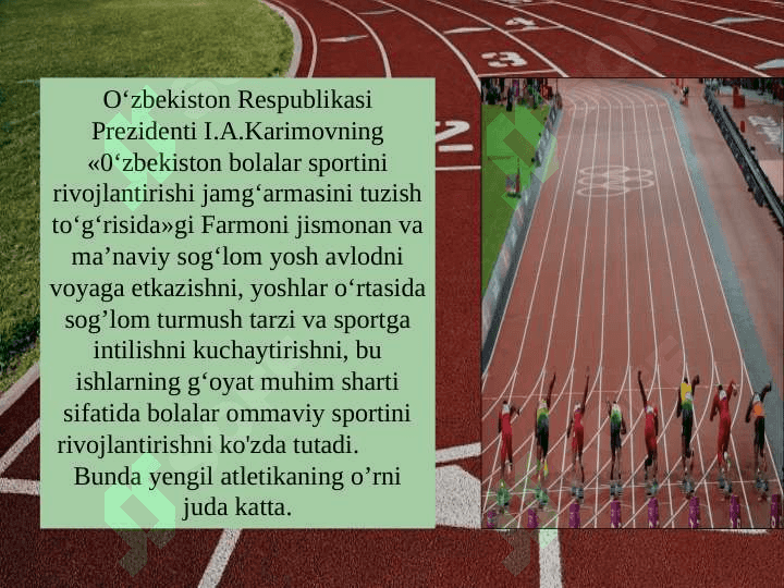 O’zbekiston engil atletikachilari olimpiyada o’yinlarida ishtiroki va ularning natijalari 3