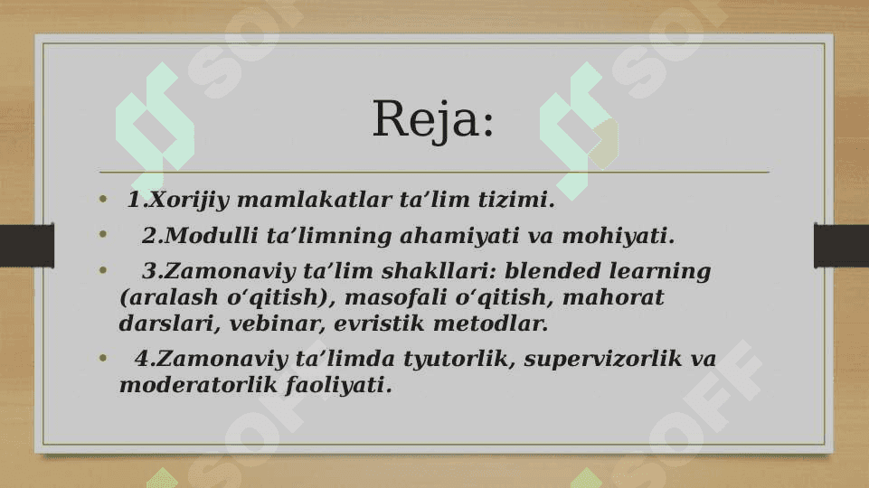 ZAMONAVIY TA’LIMDA XORIJIY TAJRIBALAR 2