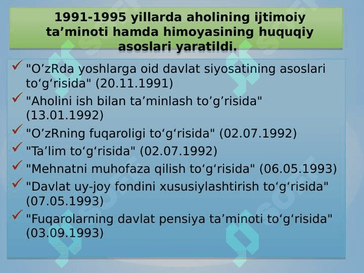 IJTIMOIY SOHADA DAVLAT SIYOSATINING TAKOMILLASHIB BORISHI VA AHOLI FAROVONLIGINI OSHIRISH TADBIRLARI 4