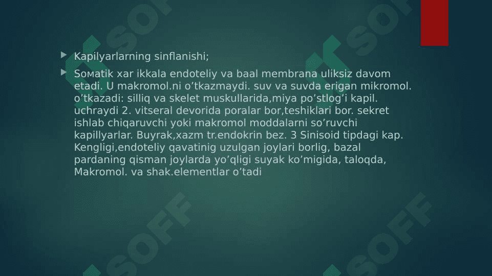 Kapilyarlarda qon aylanishi 4