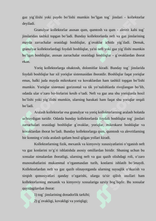 TOG‘ JINSLARINING KELIB CHIQISHI VA TASNIFLANISHI 2