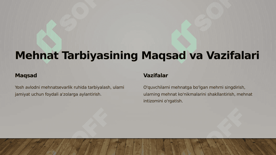 Mehnat Tarbiyasi: Yosh Avlodni Shaxsiylashtirish Yo'li 2
