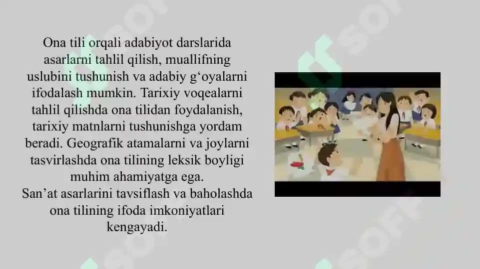 Ona tili o‘qitish metodikasining ilmiy-tadqiqot metodlari. Ona tilining boshqa fanlarni o‘rganishadagi o‘rni. o‘qitishda tasavvur, tasvir va ta’rif uyg‘unligi 4