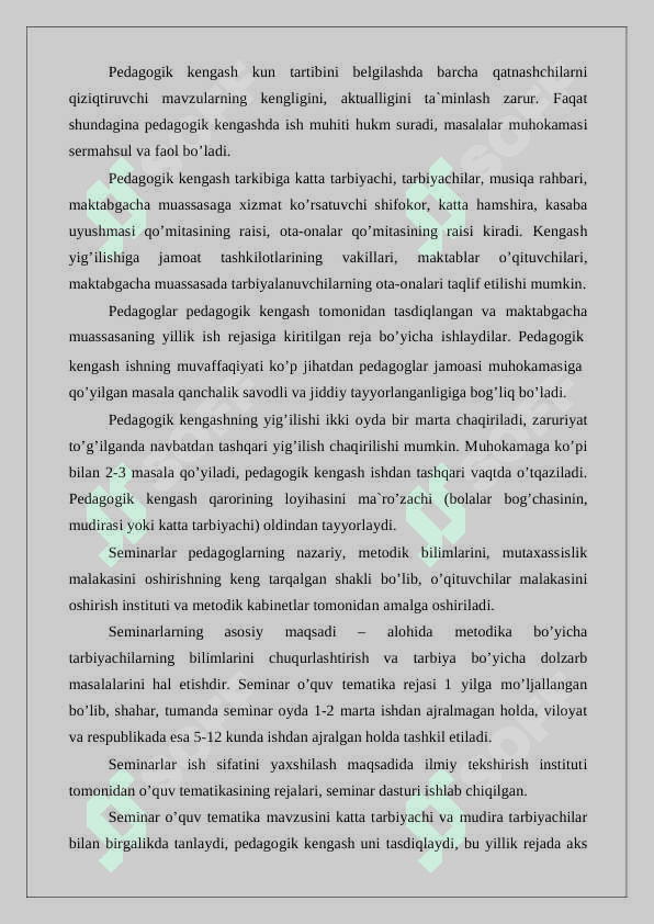 Metodika fani oʻqituvchisining metodik ishlarini tashkil etish va tayyorlash texnologiyasi 3