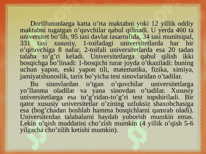 Rivojlangan xorijiy davlatlarda ta’lim tizimi 7