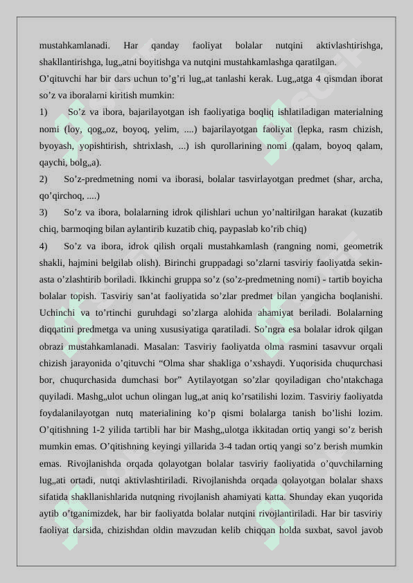 Rivojlanishida nuqsoni bor bolalar reabilitatsiyasi markazlari 4