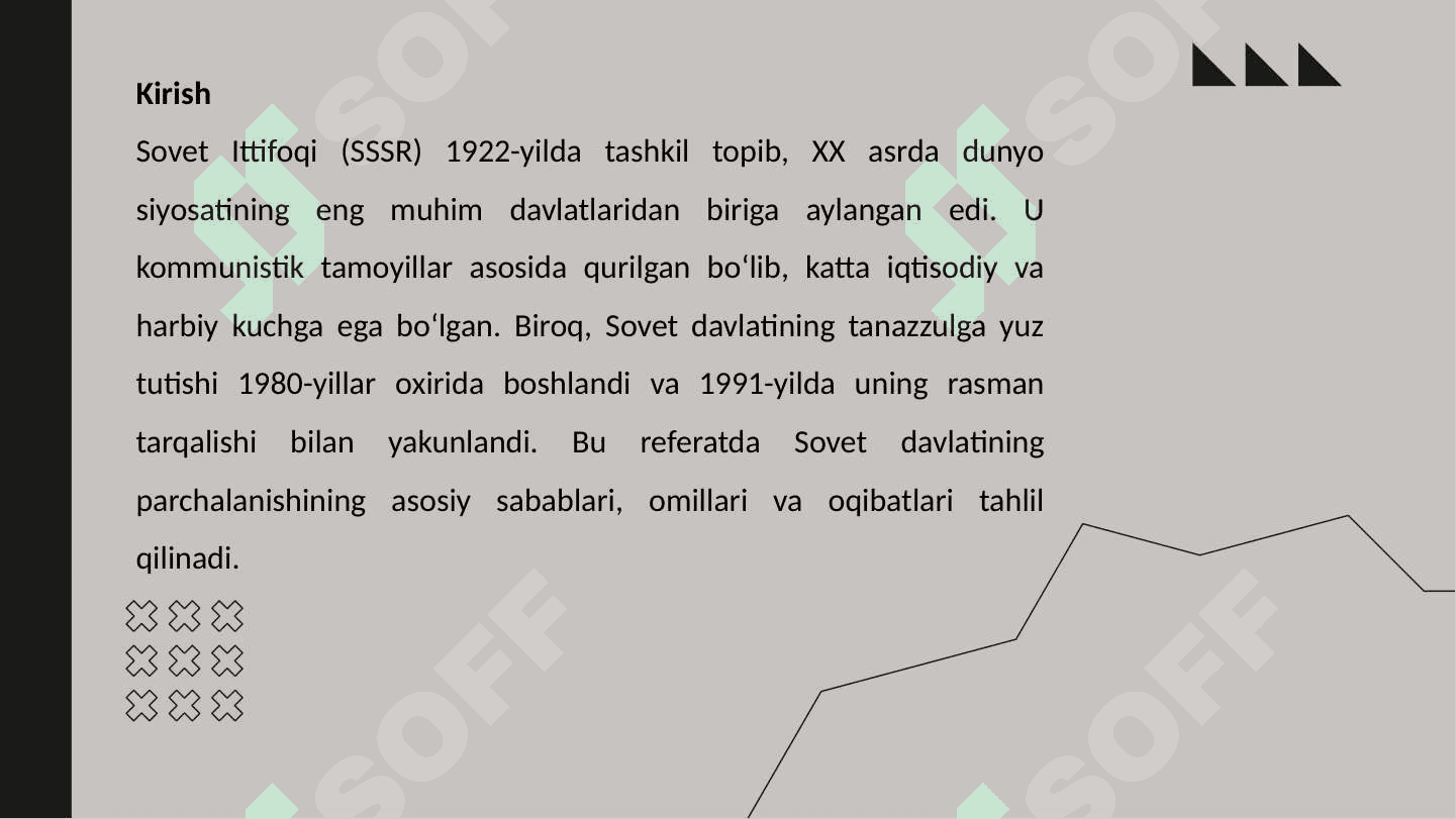 Sovet davlatining tanazzulga yuz tutishi 3