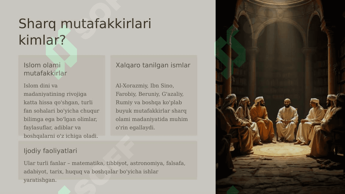 Sharq mutafakkirlarining islom dinning inson kamolotiga ta'siri haqidagi go'yalari 3