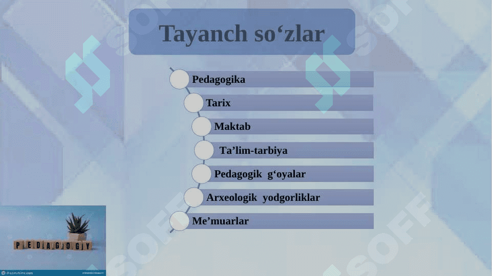 Pedagogika fanining rivojlanishi 5