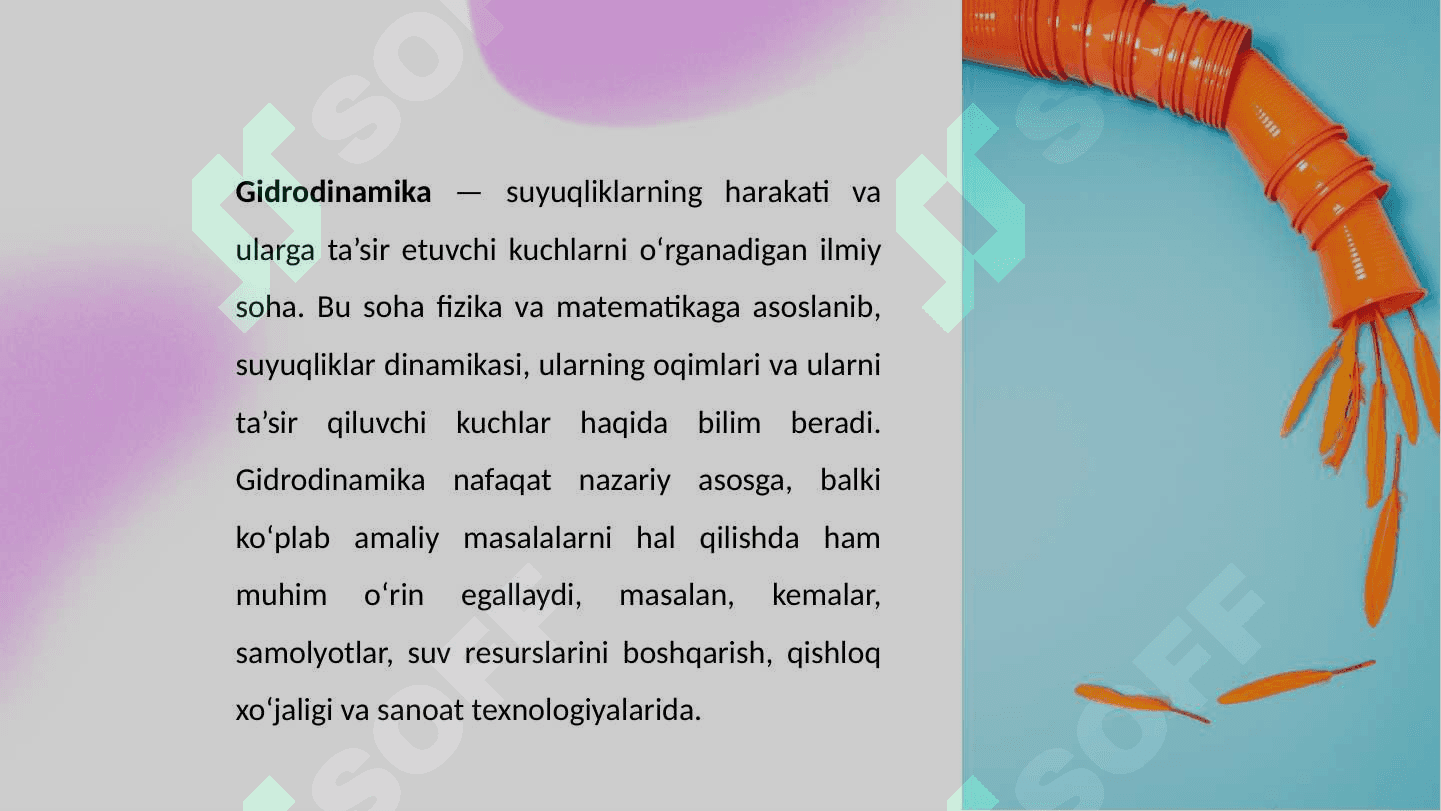 Gidrodinamika qonunlari 4