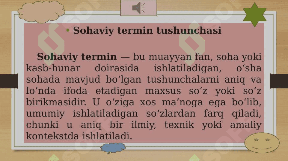Sohaviy terminlarning yasalishi 2