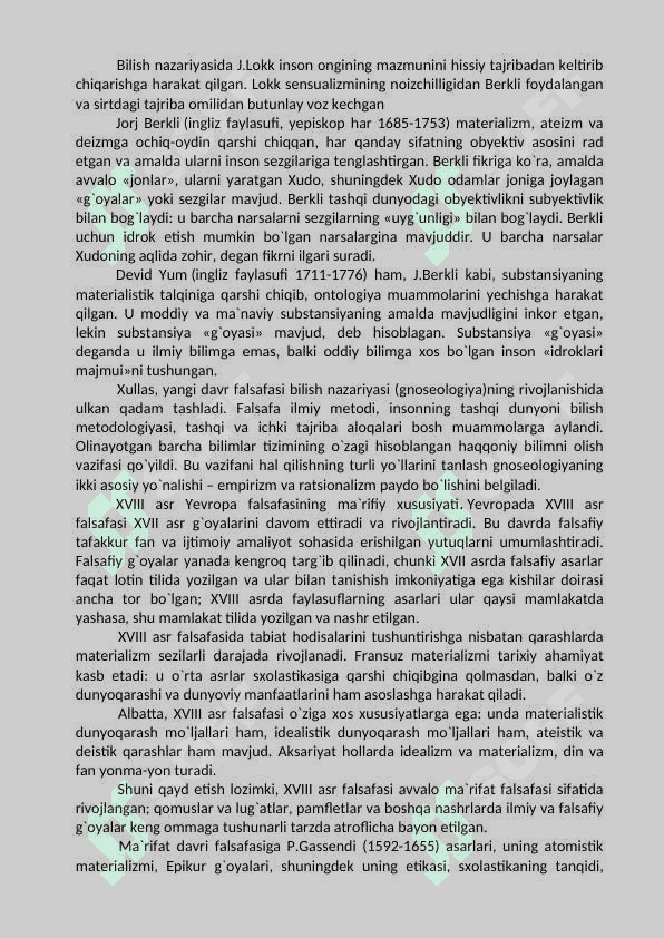 Yangi va eng yangi davr falsafasi 7