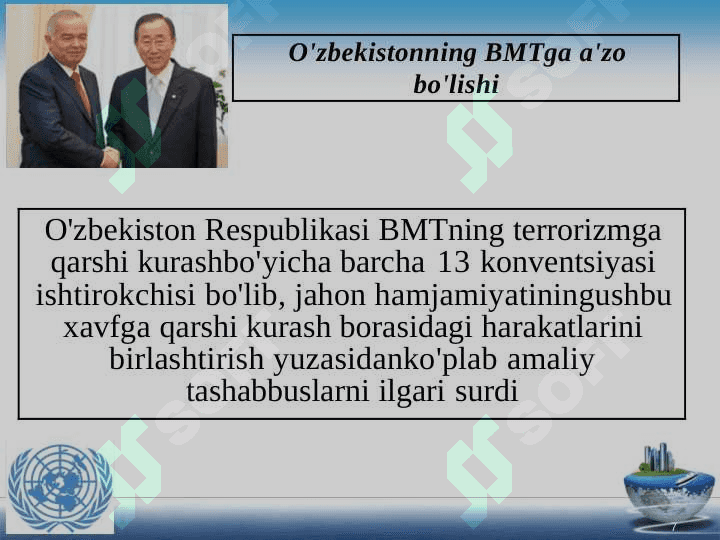 O’zbekiston va jahon hamjamiyati(to'liq) 7