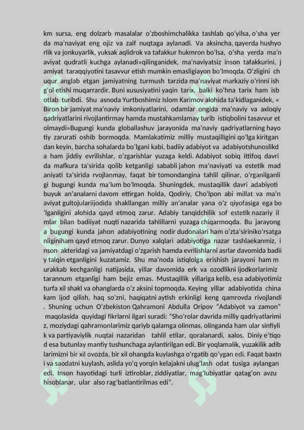 Istiqlol davri adabiyotining taraqqiyot tamoyillari 8