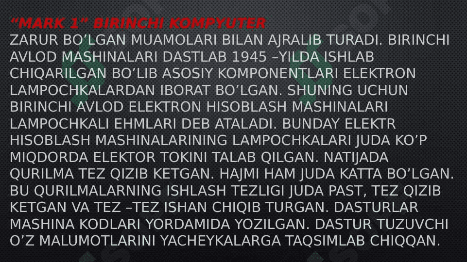 axborot texnologiyalarda dasturiy ta’minotga nimalar kiradi? 4