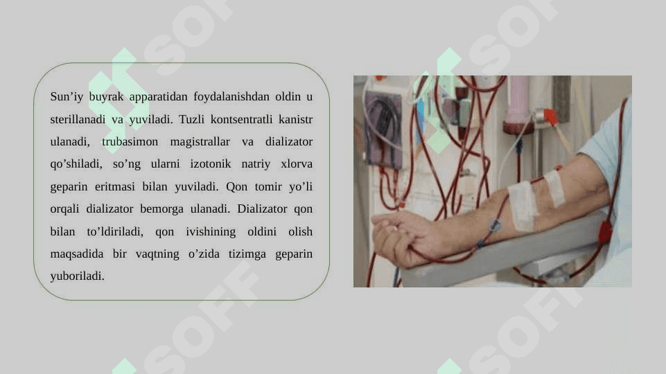 DAVOLOVCHI XUSUSIYATGA EGA TIBBIY APPARATURALAR 8