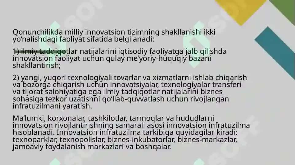 Ovqatlanish korxonalari iqtisodiyoti mohiyati 6