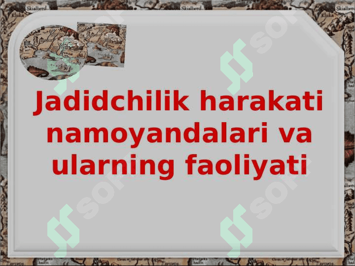 fitrat jadidchilik harakatida 2