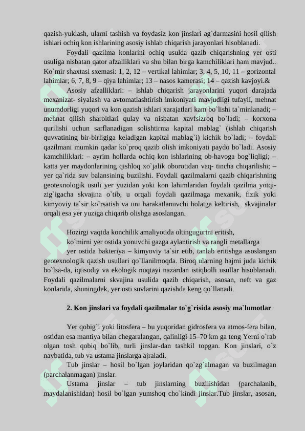 O’ZBEKISTONDA KONCHILIK SANOATINING O’RNI VA AHAMIYATI 3