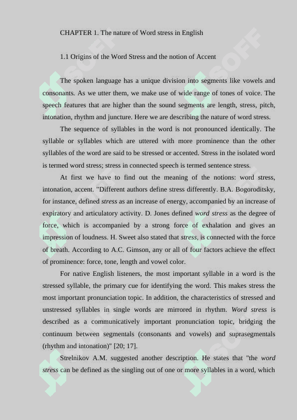 PHONOLOGICAL ANALYSIS OF STRESS PATTERNS  WORD STRESS AND SENTENCE STRESS IN PROSODY 4