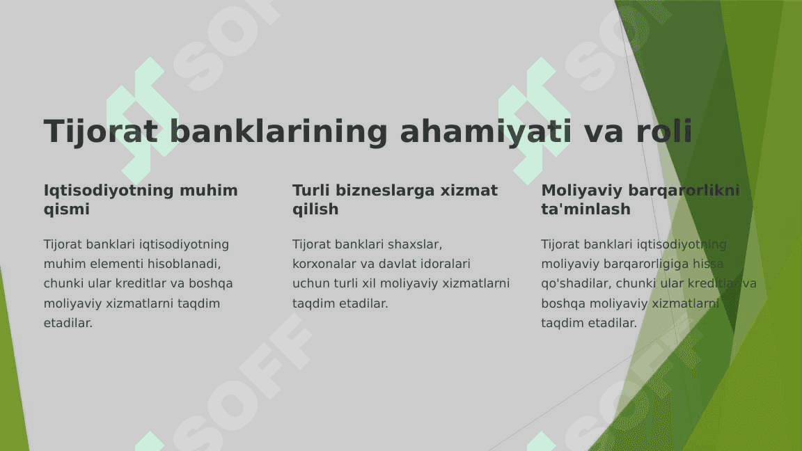 Tijorat banklari faoliyati va tarkibi 3