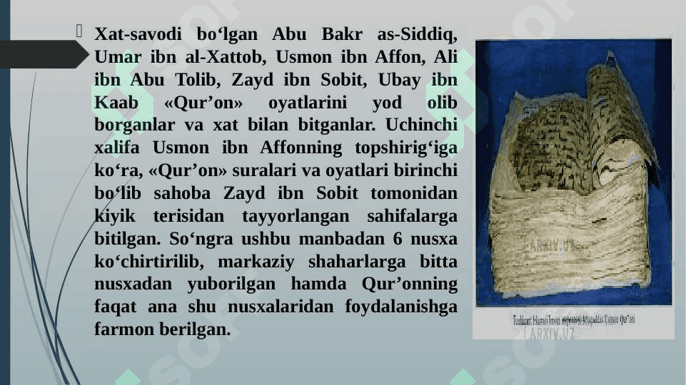 VII asrdan IX asrning birinchi yarmigacha O‘rta Osiyoda tarbiya, maktab va pedagogik fikrlar. 8