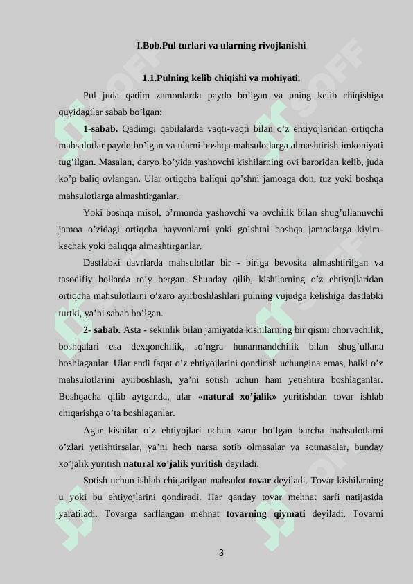 Pul bozori instrumentlari va ularning tarixiy rivojlanish bosqichlari 3