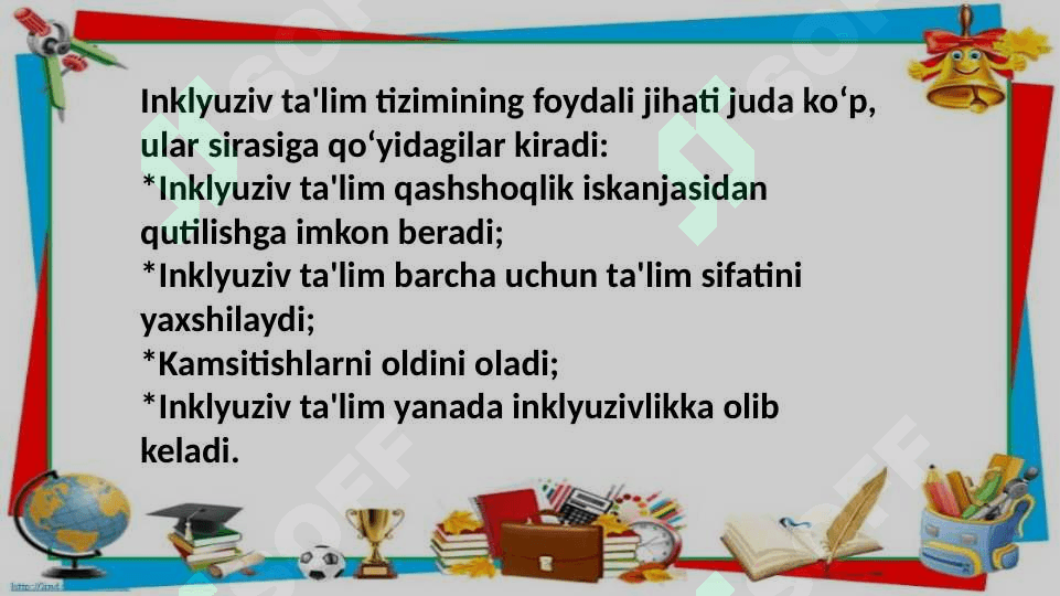 Maktabgacha inklyuziv va integratsiya ta'limning bir biridan farqi 4