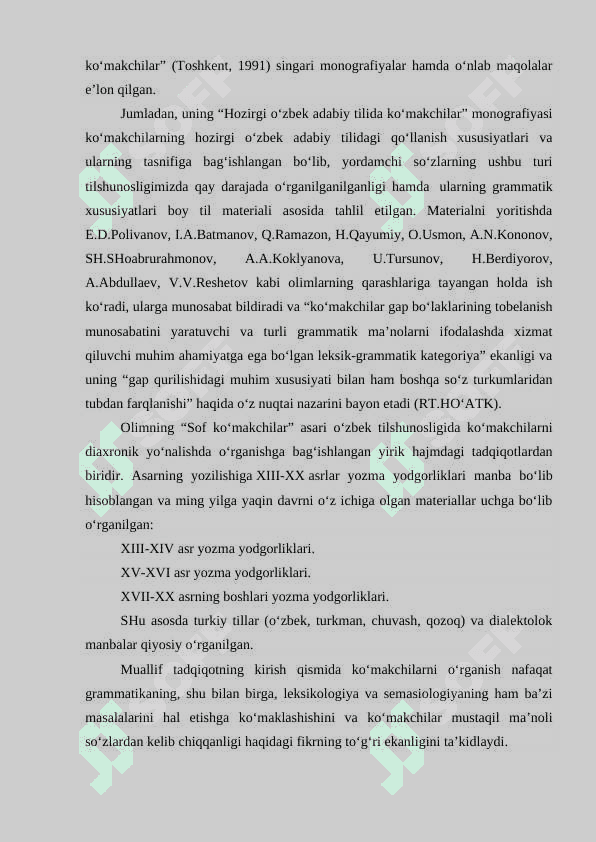 Yordamchi so‘zlar uslubiyati. Ko‘makchi uslubiyati. 6
