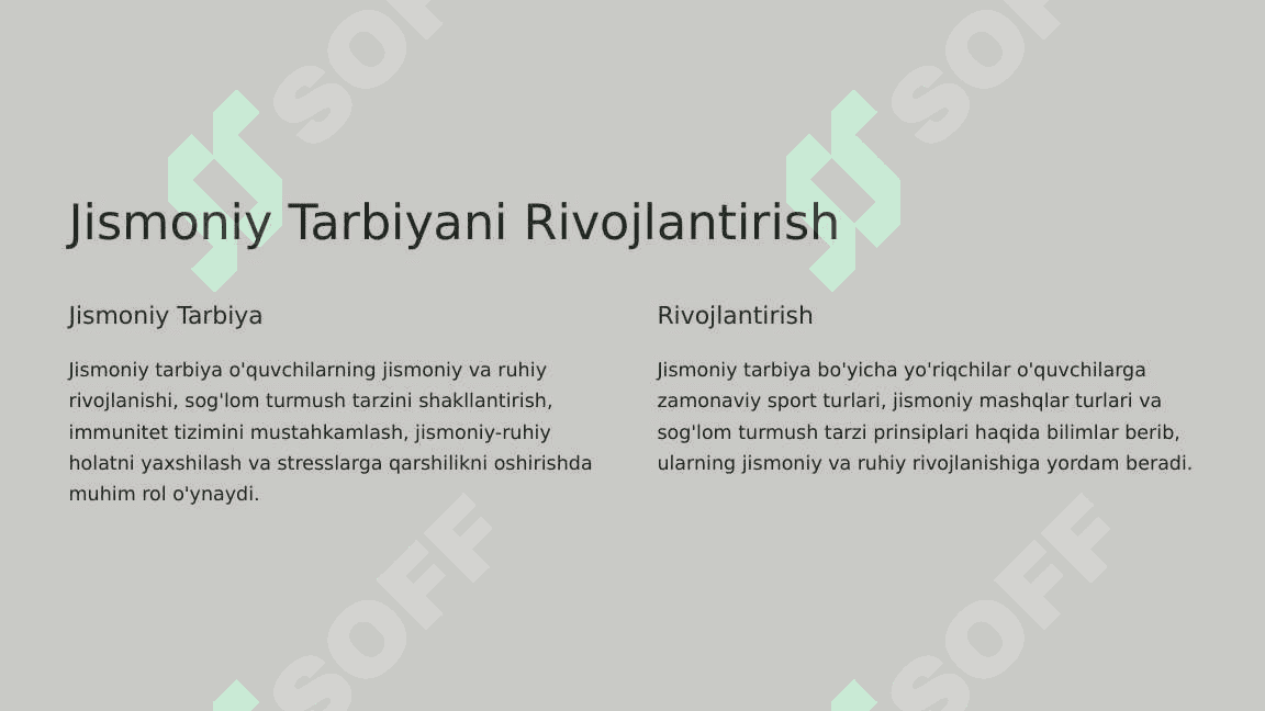 Jismoniy tarbiya boyicha  yo‘riqchining  ish faoliyati. 2