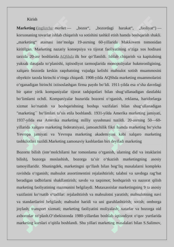 Marketingning mohiyati, maqsadi va vazifal.. 2