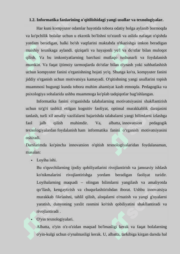 INFORMATIKA FANLARINI O’QITISHDA MOBIL ILOVALAR YARATISHNING AHAMIYATI 8