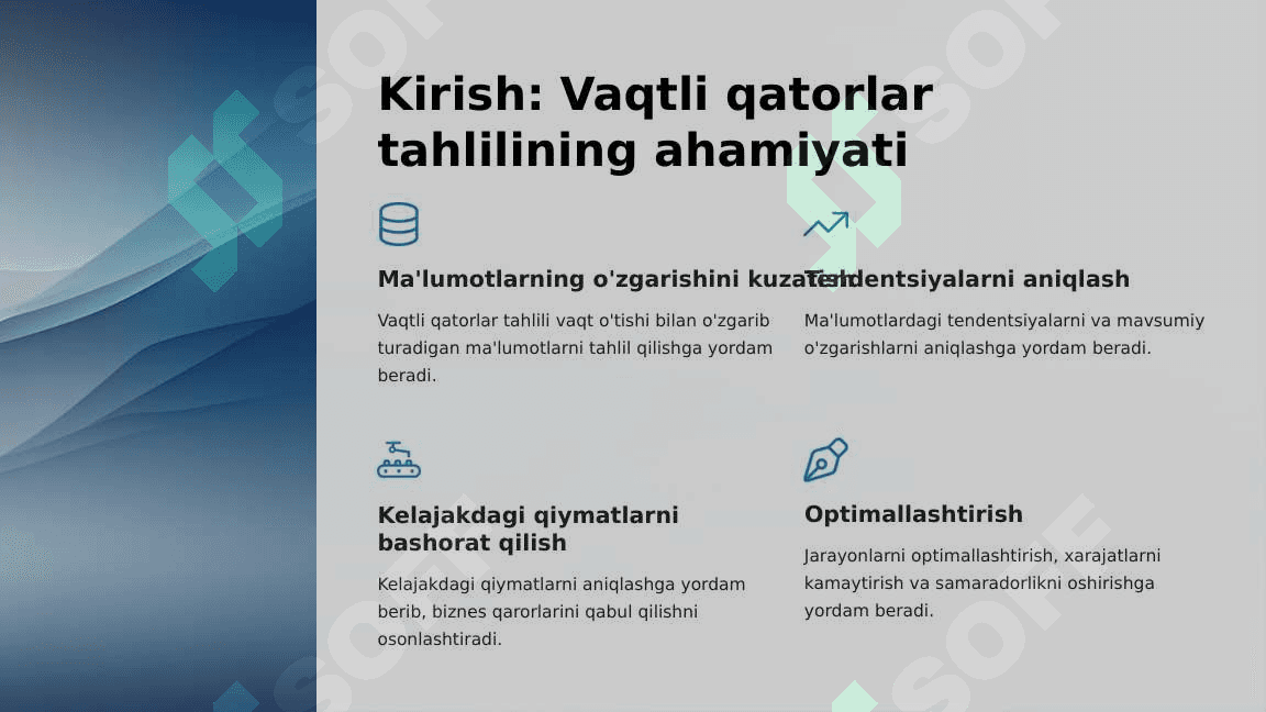 Vaqtli qator unsurlari va darajalarining avtokorrelyasiyasi 2