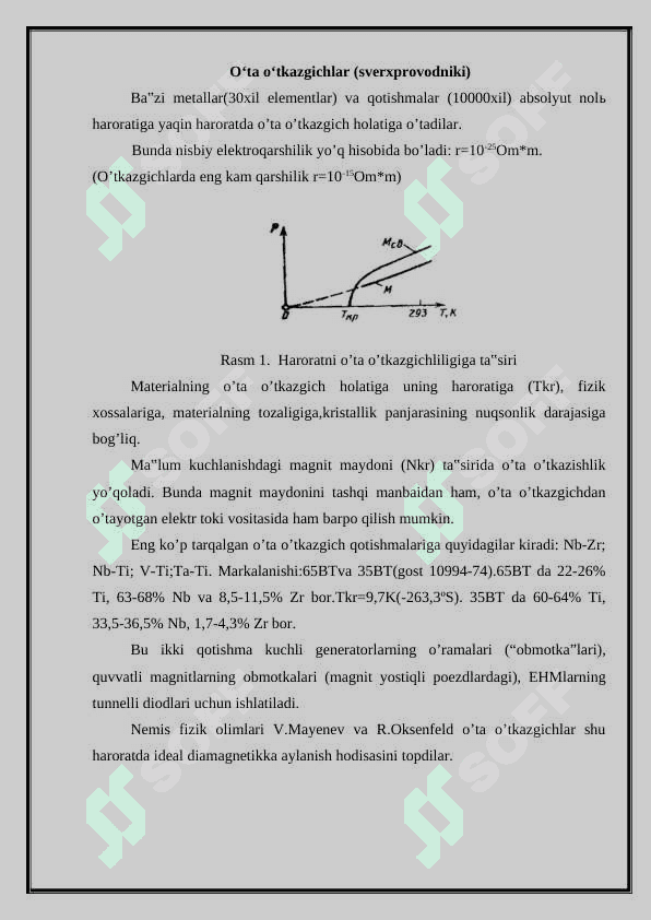 Dielektriklar, yarim o‘tkazgichlar va o‘tkazgichlar 4