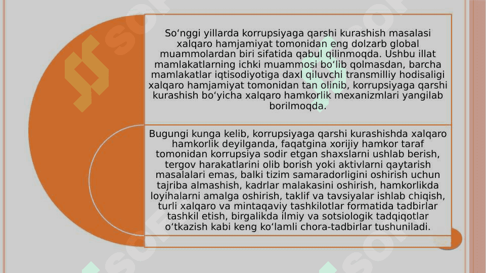 Korrupsiyaga qarshi kurashish soxasida xalqaro huquqiy asoslar 2