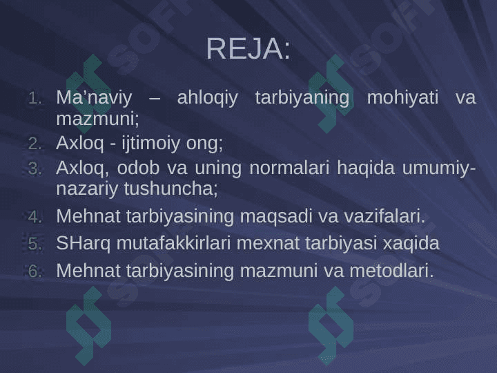Ma'naviy-axloqiy tarbiya.Mehnat ,jismoniy va estetik  tarbiyalar 2