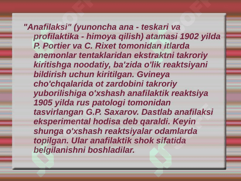 Anafilaktik shok va uni davolash 3
