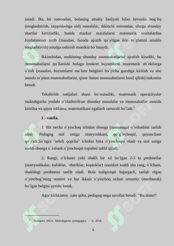Maktabgacha katta yoshdagi bolalarda miqdor haqidagi tasavvurni shakillantirish 6
