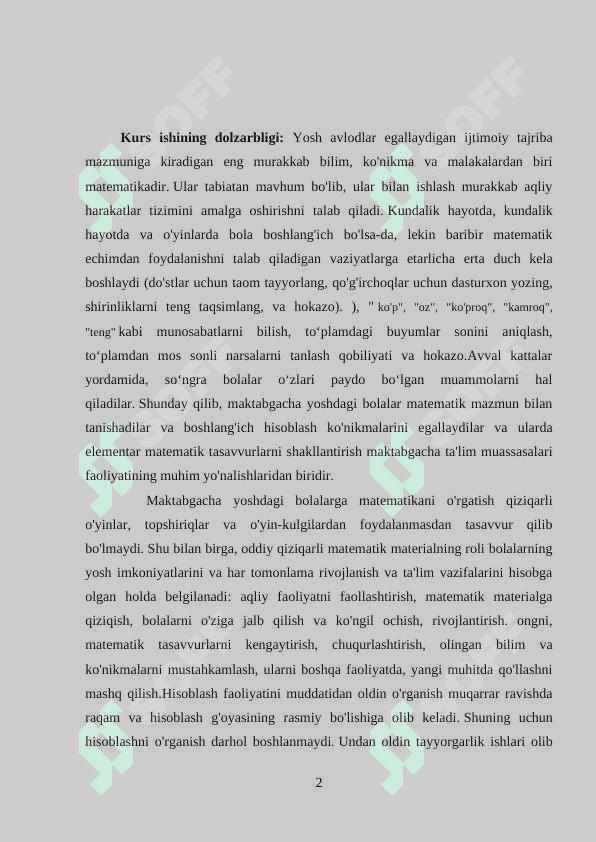Maktabgacha katta yoshdagi bolalarda miqdor haqidagi tasavvurni shakillantirish 2