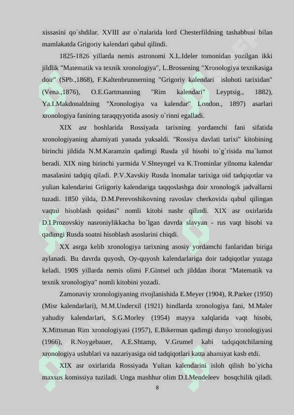 Tarix darslarida xronologik ko'nikmalarni shakllantirish usullari 8