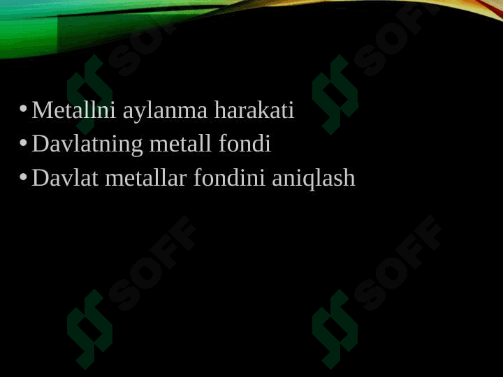 Metallni aylanma harakati 2