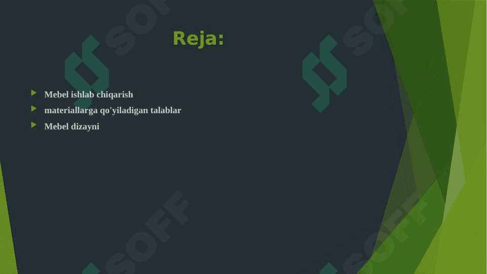 Mebel ishlab chiqarish bosqichlari 2