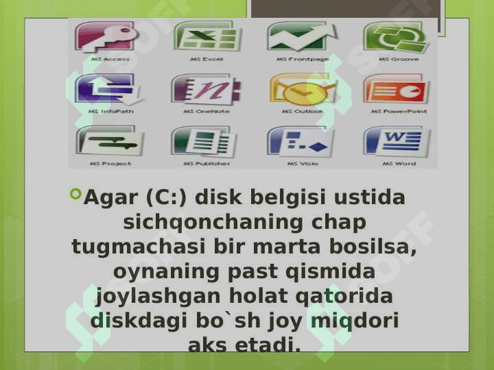 Windows muhitida fayllar va papkalar bn ishlash 6