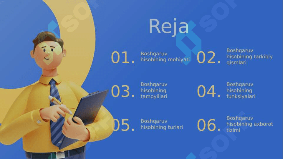 Boshqaruv hisobining nazariy asoslari 1 2
