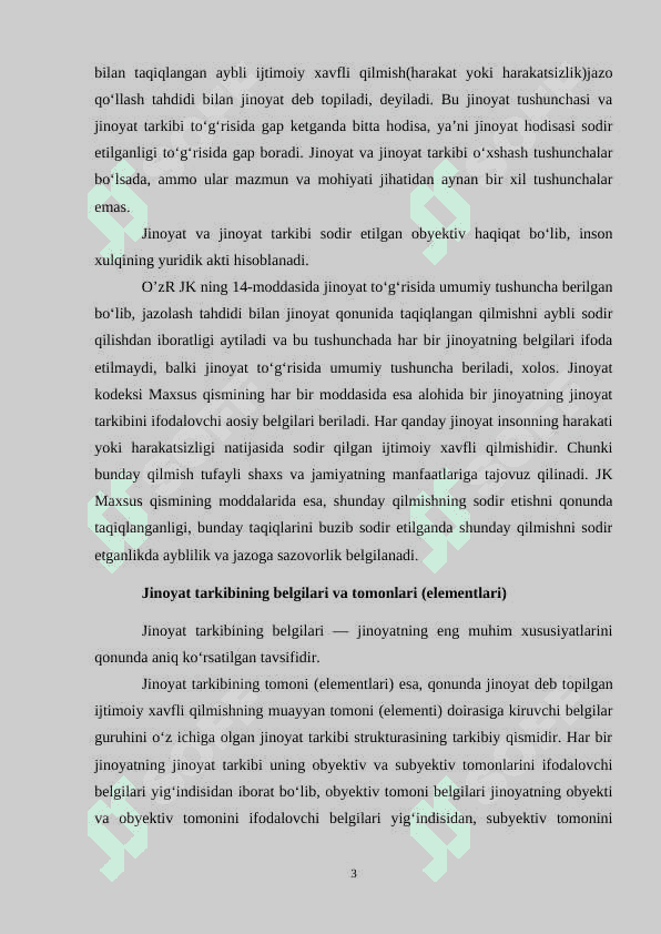 Qasd tushunchasi va uning turlari. 3
