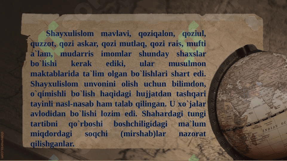 Qo'qon xonligini ish yuritish tizimi va arxiv ishi. 7