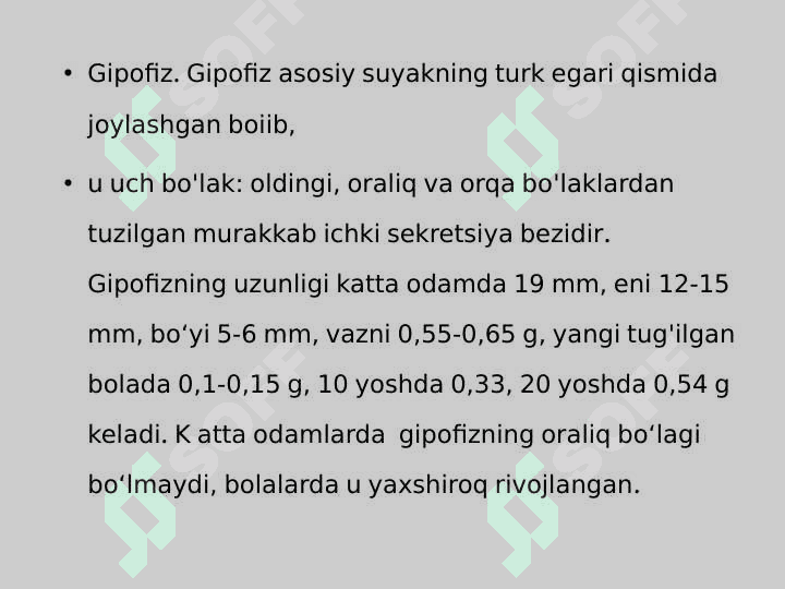 Ichki sekretsiya bezlarining yosh xususiyati va endokrin kasalliklari 5